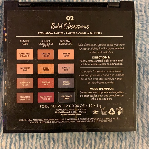 Milani Bold Obsession Eyeshadow Palette - Picture 6 of 7